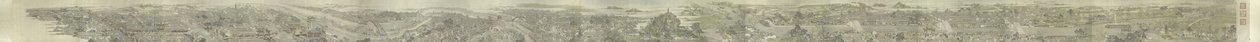 Qianlong Southern Inspection Tour, Scroll Six by Xu Yang