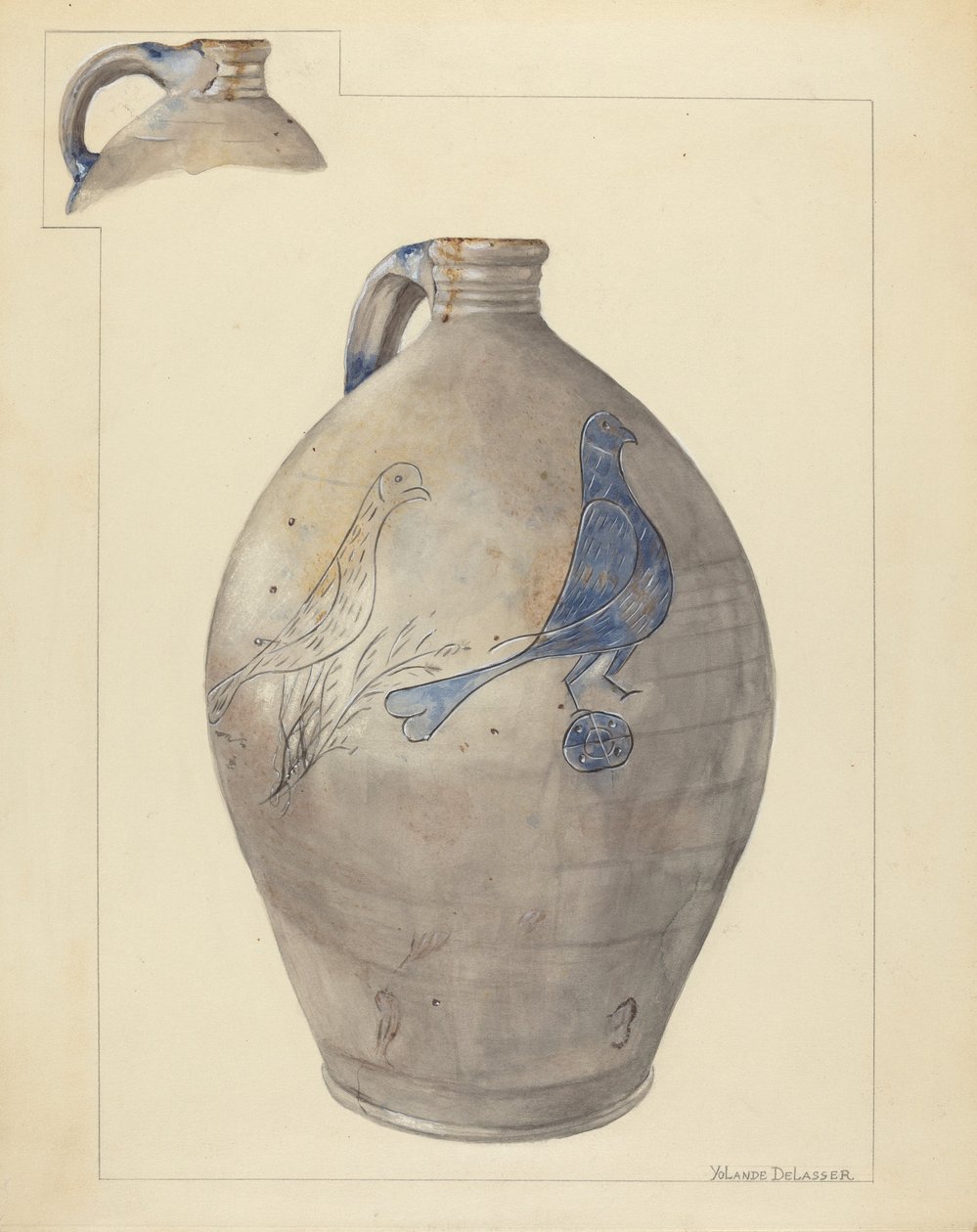 Jug by Yolande Delasser