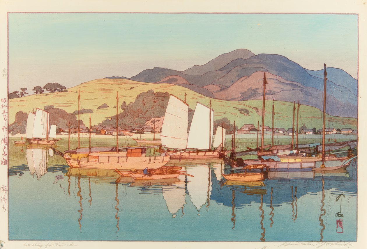 Waiting for the Tide by Yoshida Hiroshi