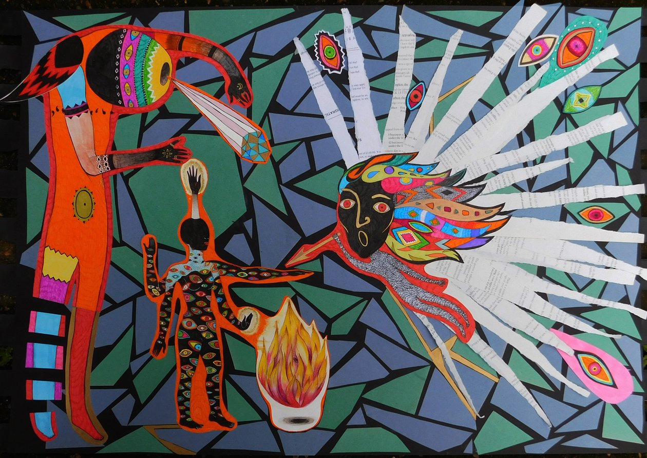 Cosmic Fight by Zanara Sabina Nedelcheva Williams