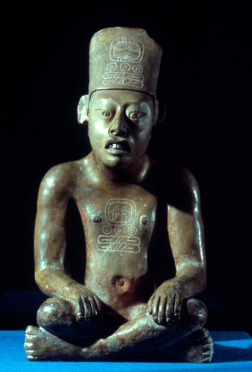 Statuette of a Scribe, Late Classic Period (700-1000 AD) by Zapotec