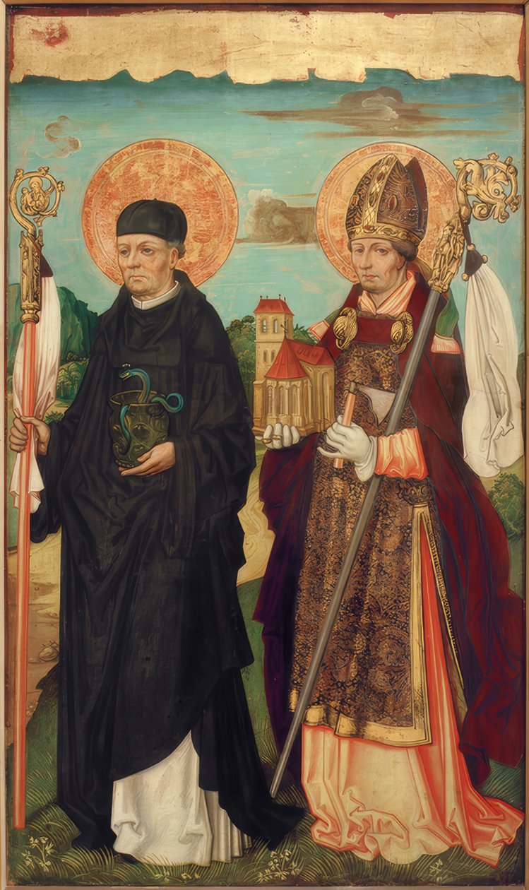 Anthony Altarpiece by Zürcher Veilchenmeister
