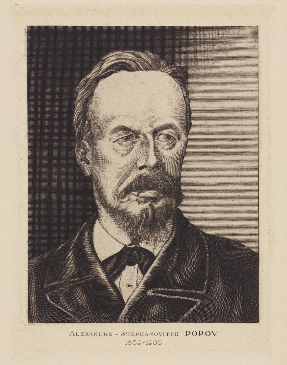 Alexandre-Stephanovich Popov, Russian Physicist, c 1905 by Frederick (attr. to) Barnard