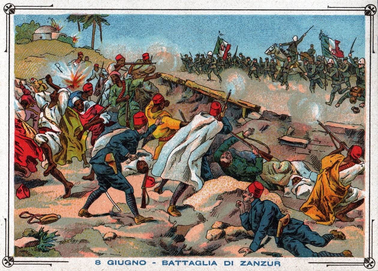 Battle of Janzur by Ferdinand Georg Waldmuller