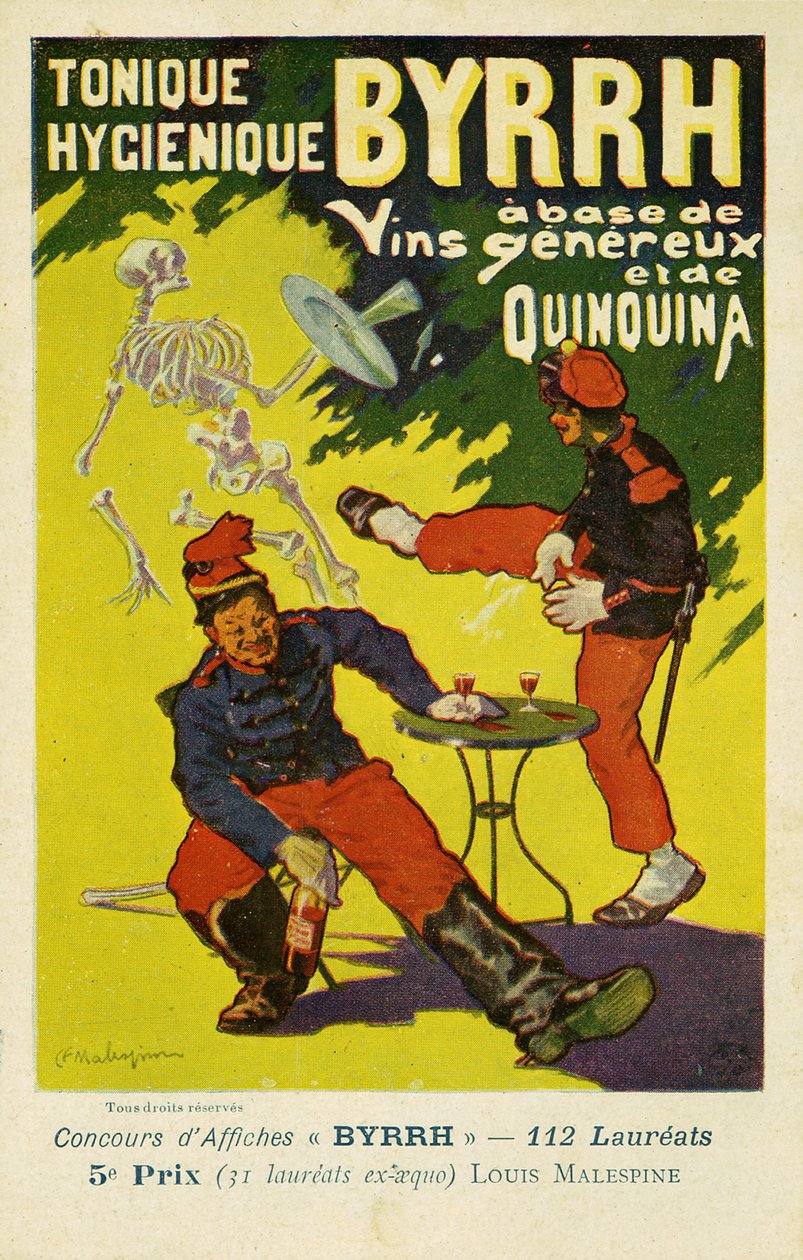 Byrrh Tonic Hygienic versus absinthe, c 1903 by Frederick (attr. to) Barnard