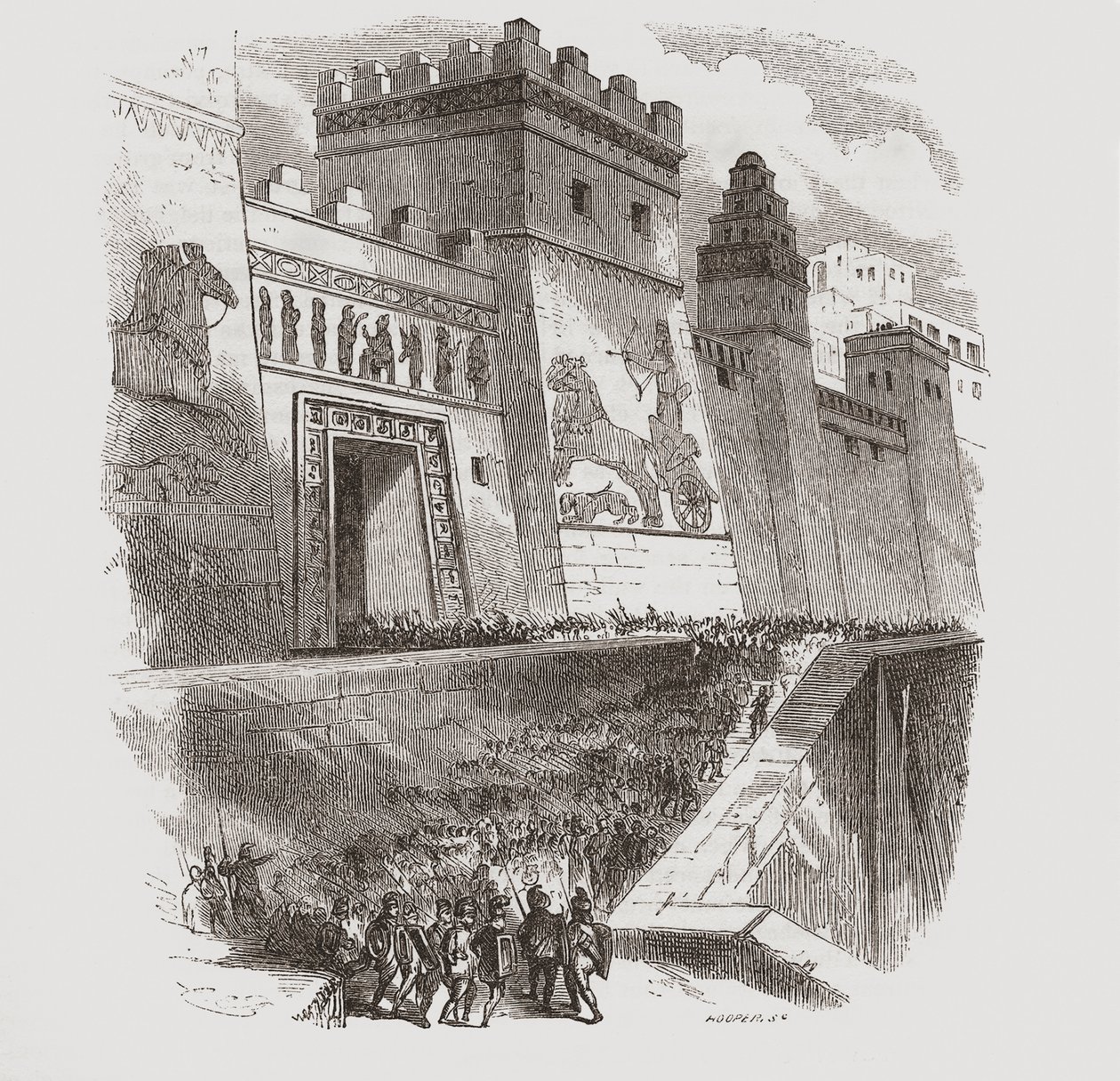 Capture of Babylon by Cyrus the Great by . .