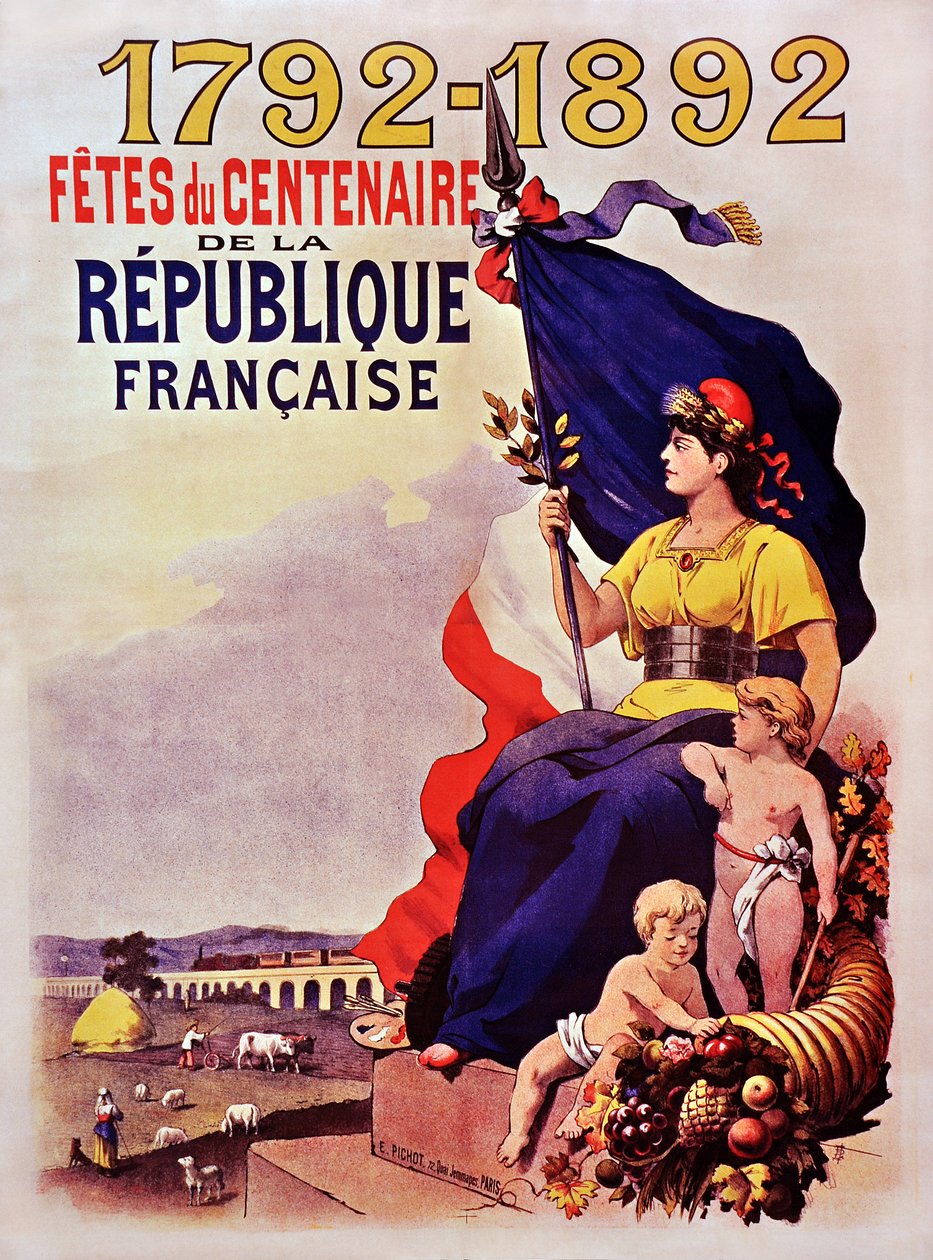 Centenary celebrations of the French Republic by . .