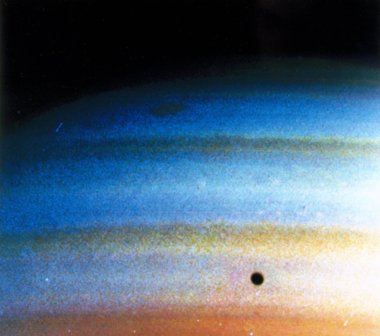 Cloud Patterns on Saturn, Photographed by Voyager 1 by Frederick (attr. to) Barnard