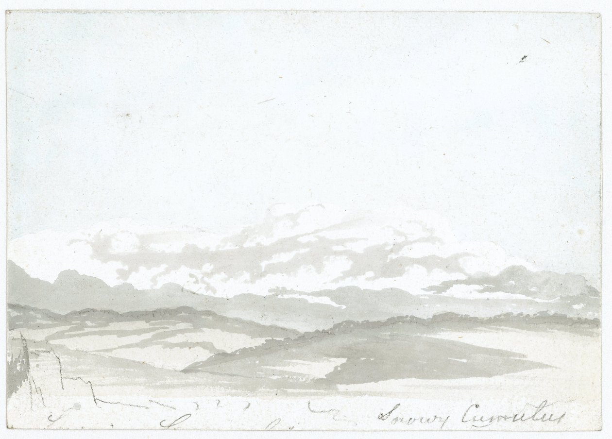 Cloud Study by Luke Howard, c 1808-1811 by Frederick (attr. to) Barnard