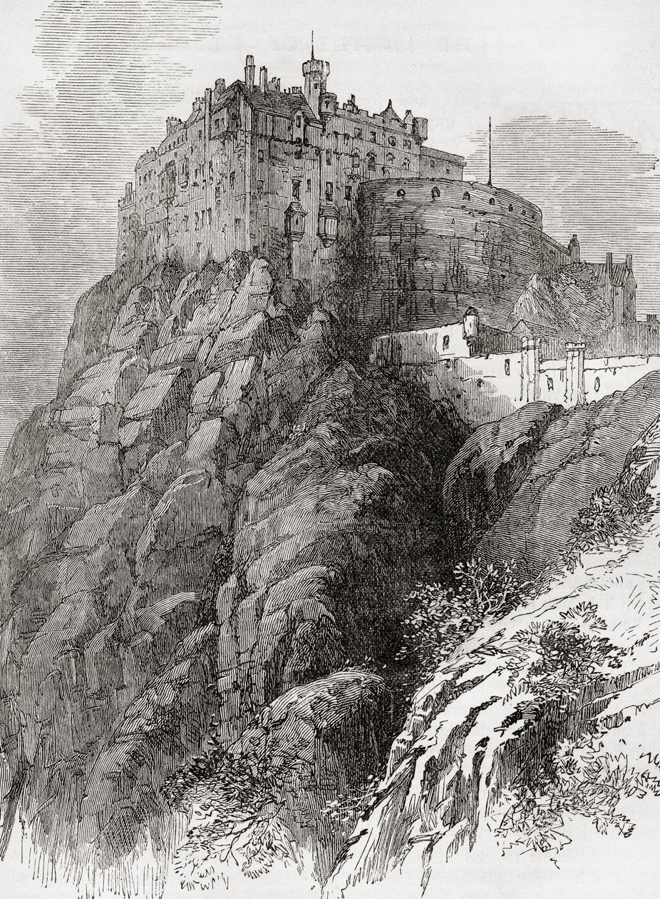 Edinburgh Castle, Castle Rock, Edinburgh, Scotland by . .