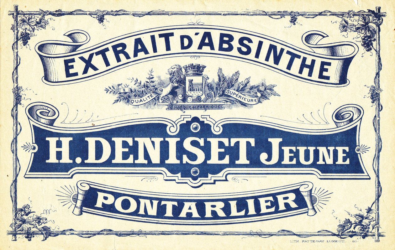Label of the H brand by Frederick (attr. to) Barnard
