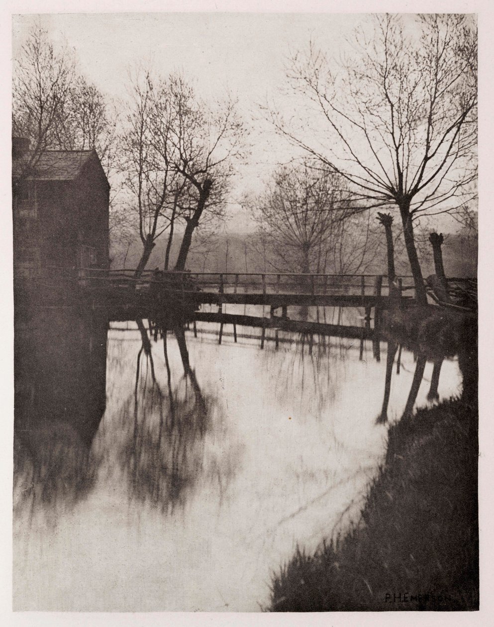 Footbridge Near Chingford by Frederick (attr. to) Barnard