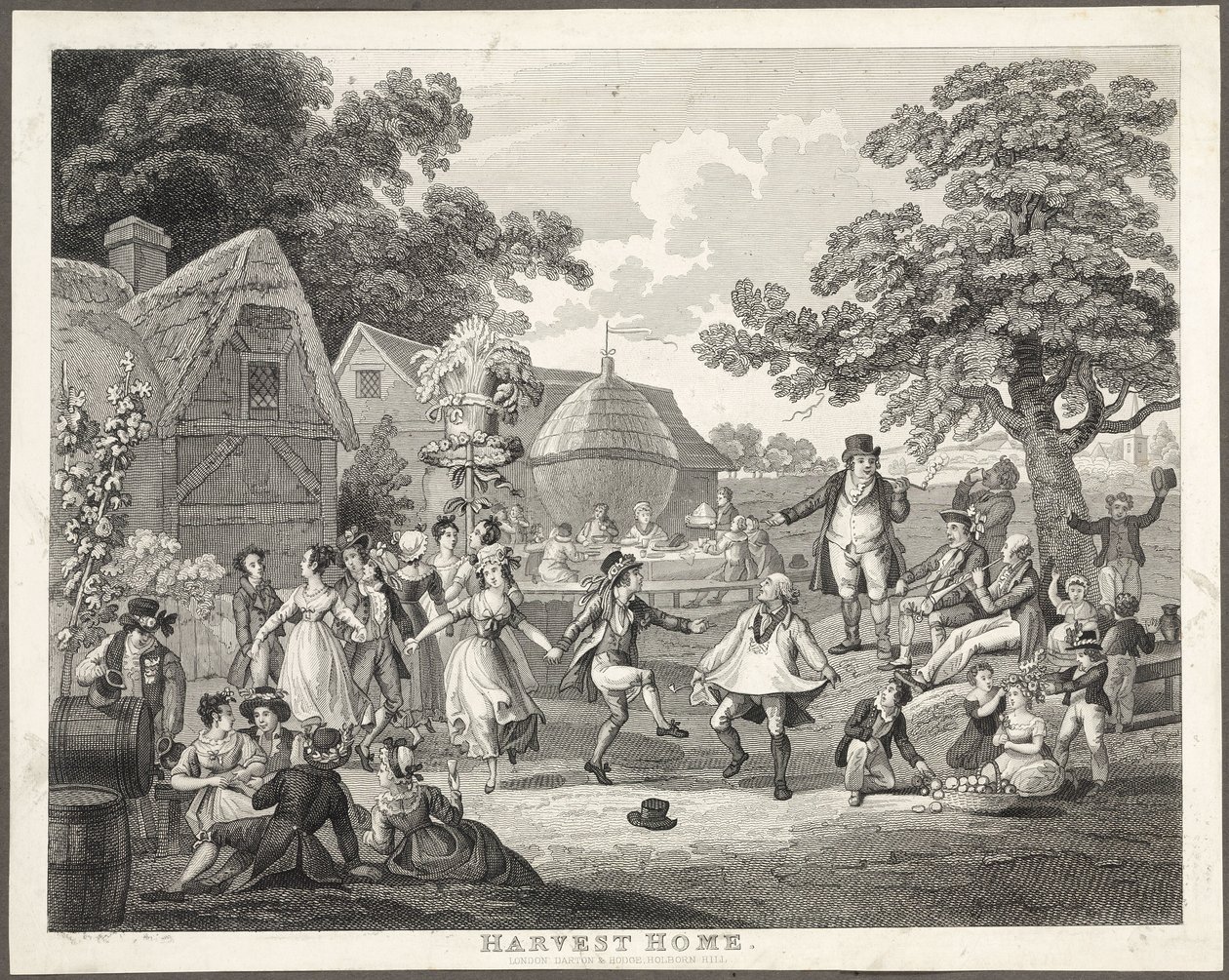Harvest Home, c 1810-1820 by Frederick (attr. to) Barnard