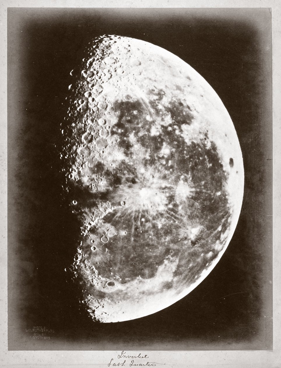 Inverted Last Quarter of the Moon by Frederick (attr. to) Barnard