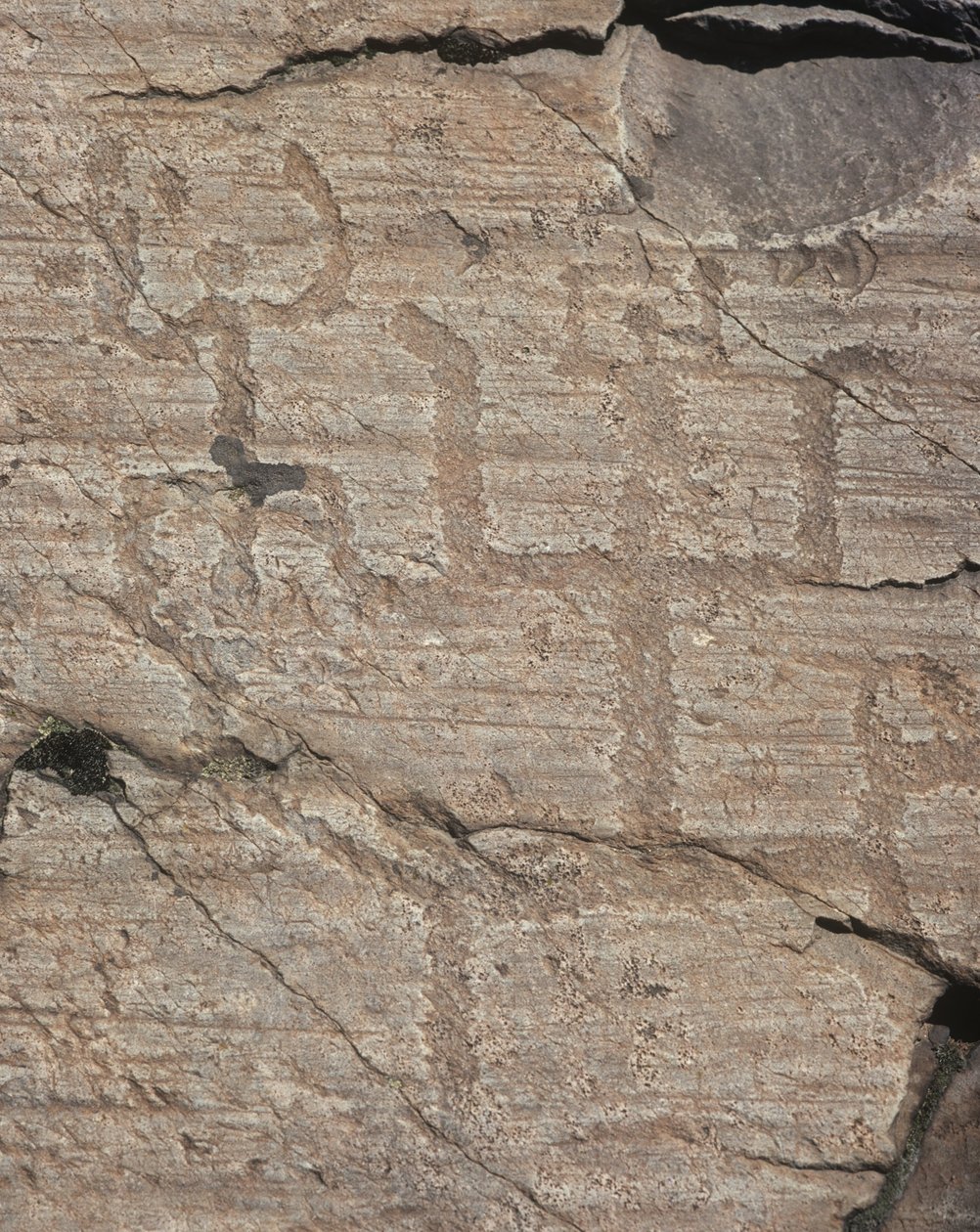 Petroglyphs on Rock by Isabel Redie