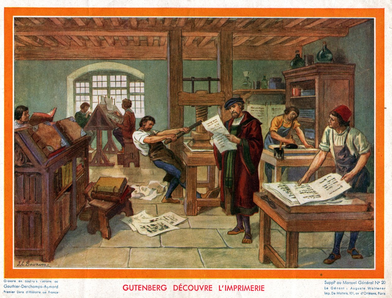 Johannes Gutenberg by John Pardon