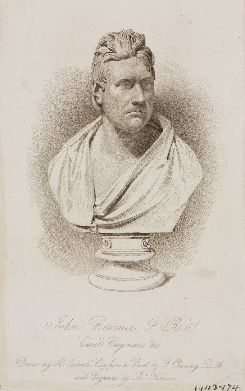 John Rennie, Scottish Civil Engineer, c 1810s by Frederick (attr. to) Barnard
