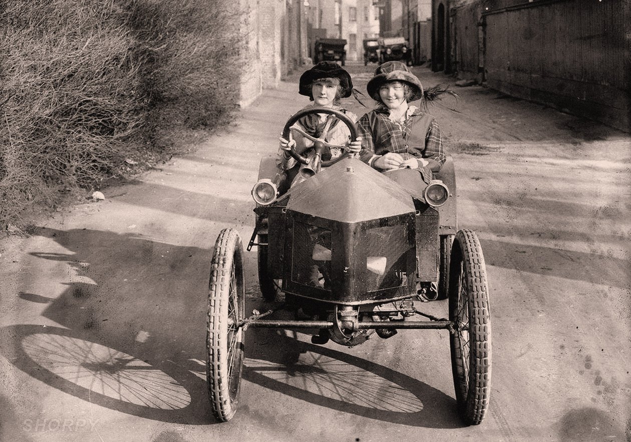 Out for a Drive, c.1912 by Frederick (attr. to) Barnard
