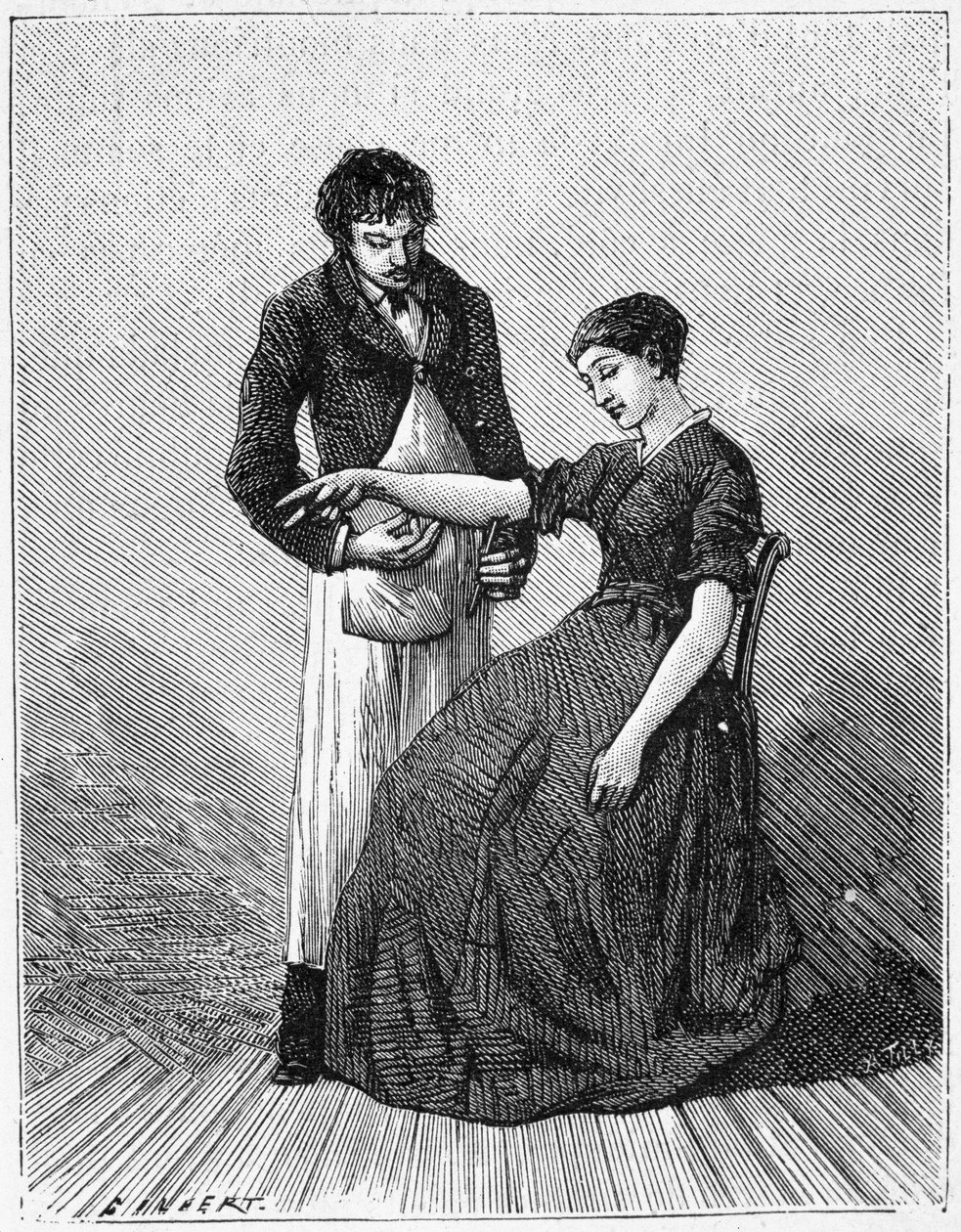 Exploration of the Cubital Nerve by Frederick (attr. to) Barnard
