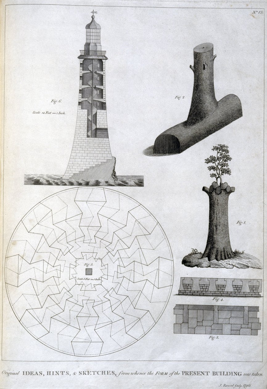Preliminary sketches of Smeaton