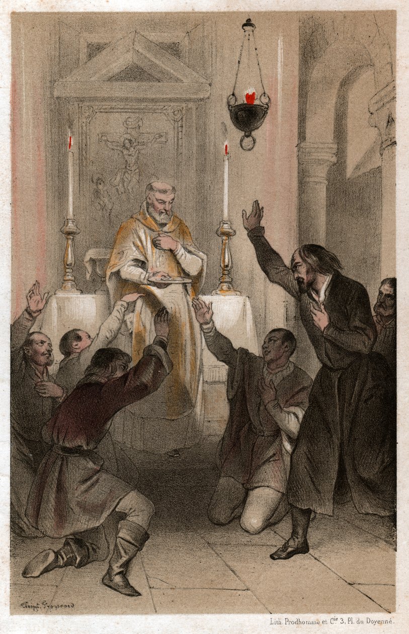 Saint Ignatius of Loyola (Lithograph) by . .