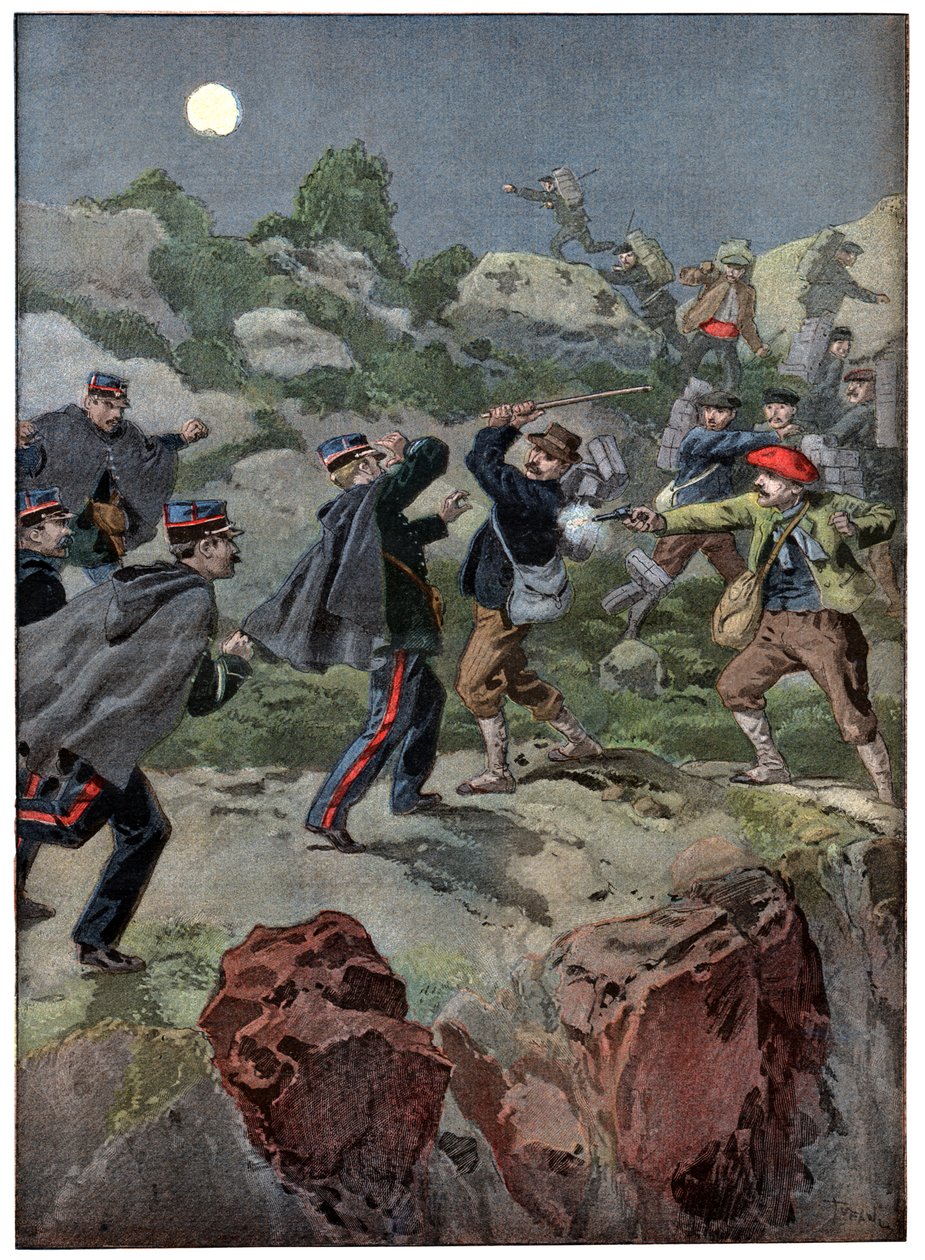 Smugglers in France by . .