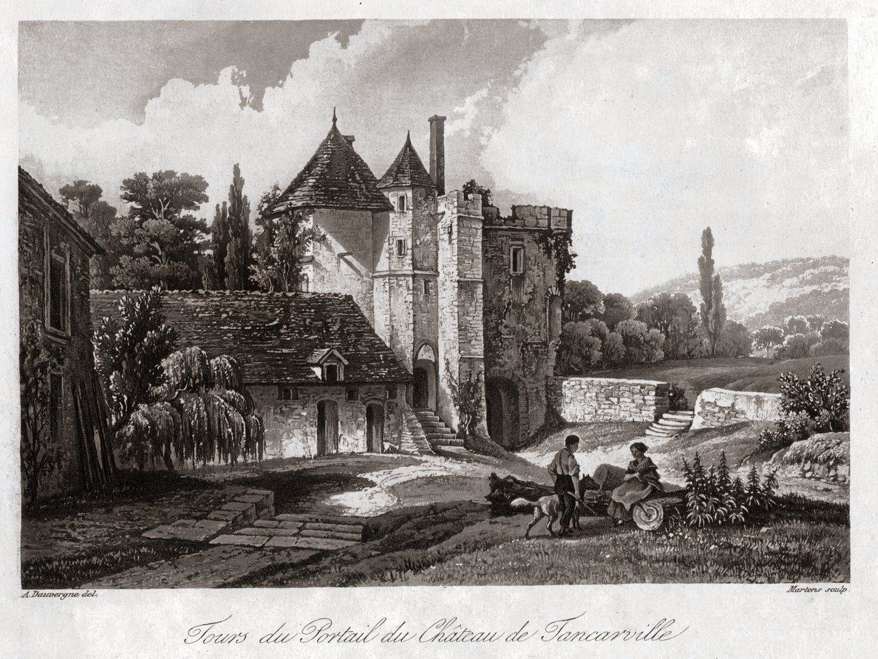 The Castle of Tancarville by . .
