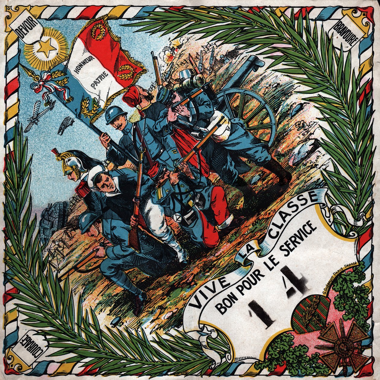 Conscription vignette by Ferdinand Georg Waldmuller