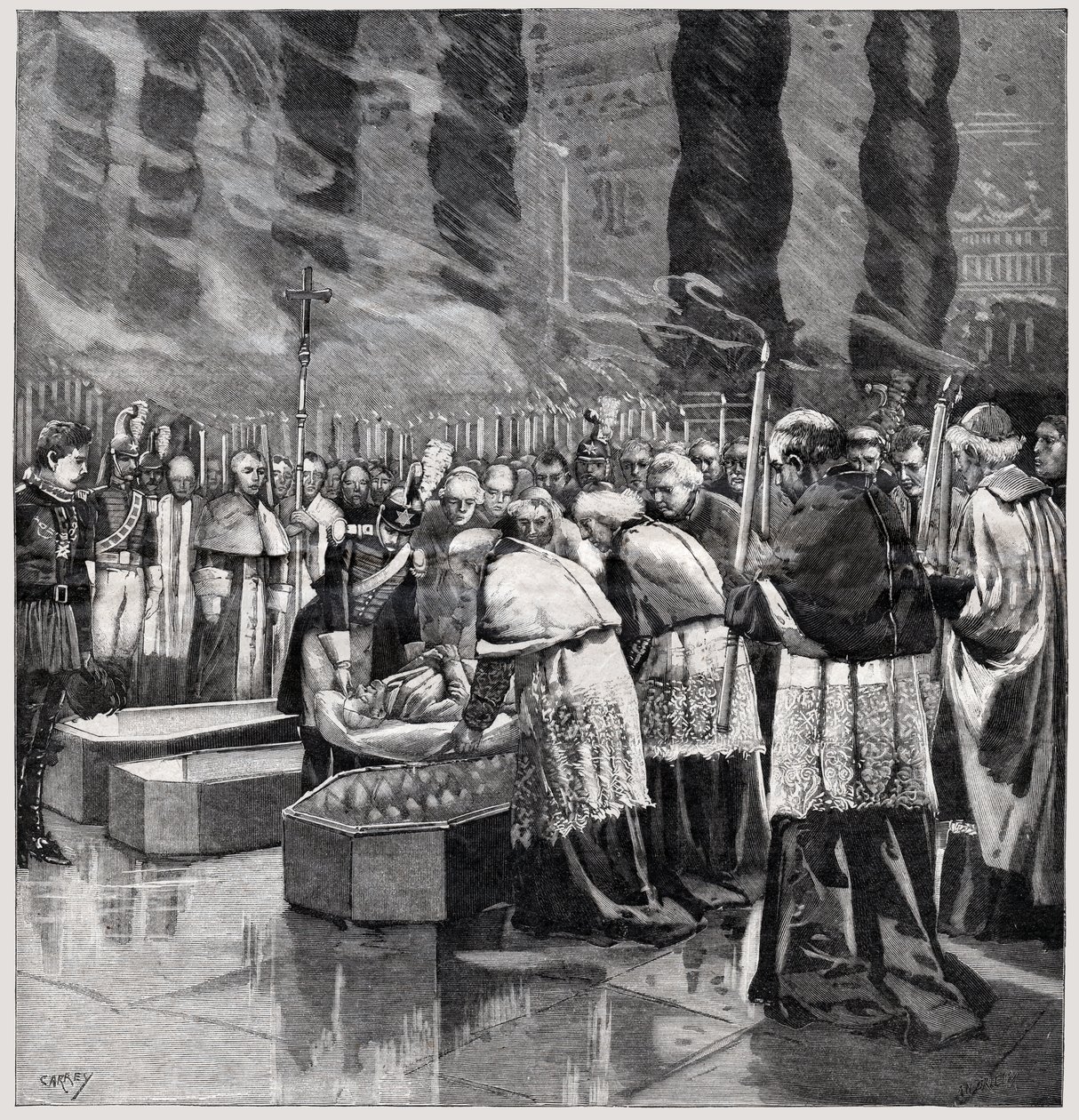 Death of Pope Leo XIII by . .