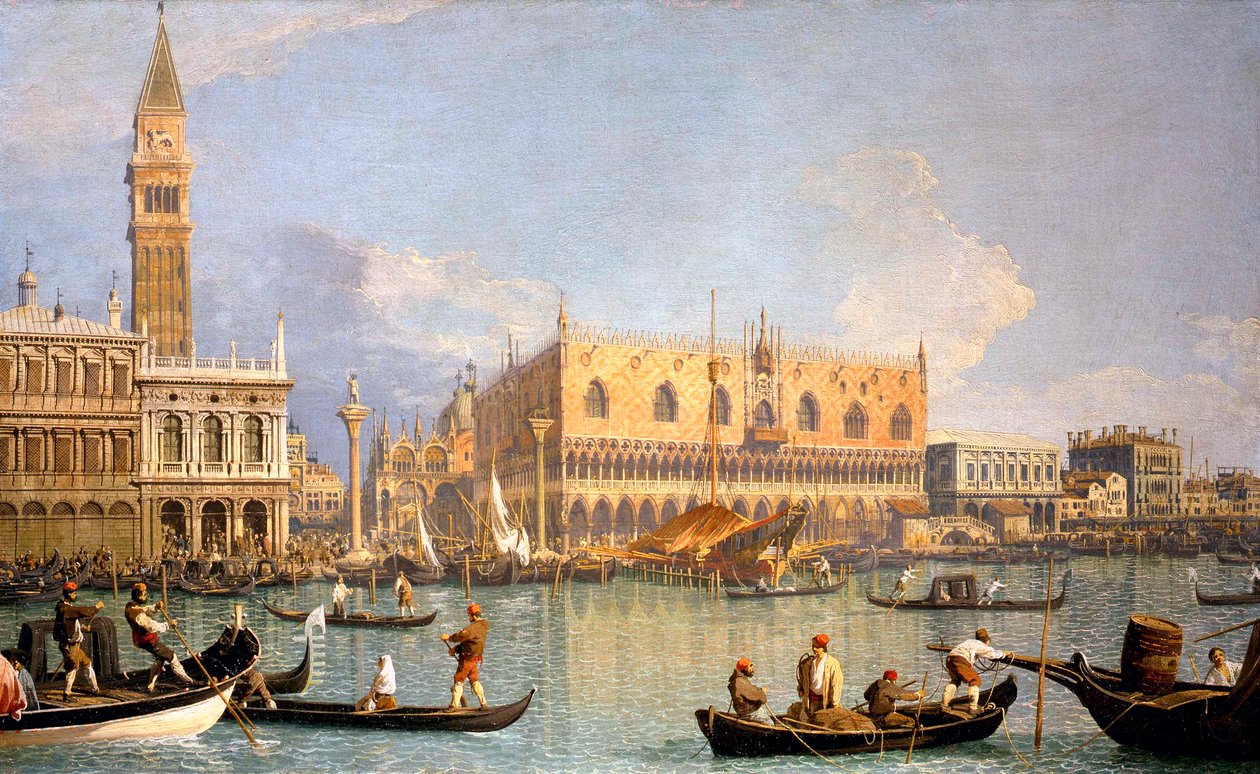 View of the Ducal Palace by Canaletto