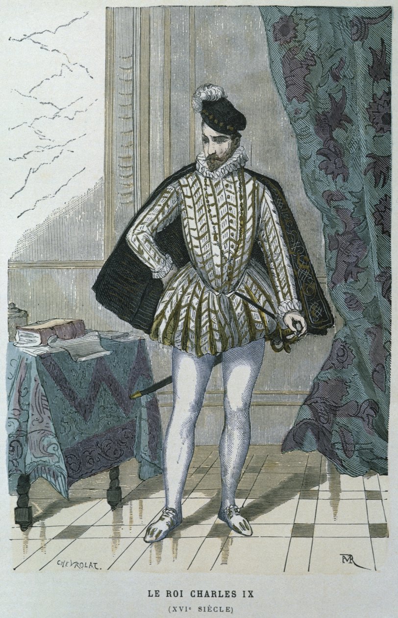 King Charles IX of France (1550-74) by after Chevignard