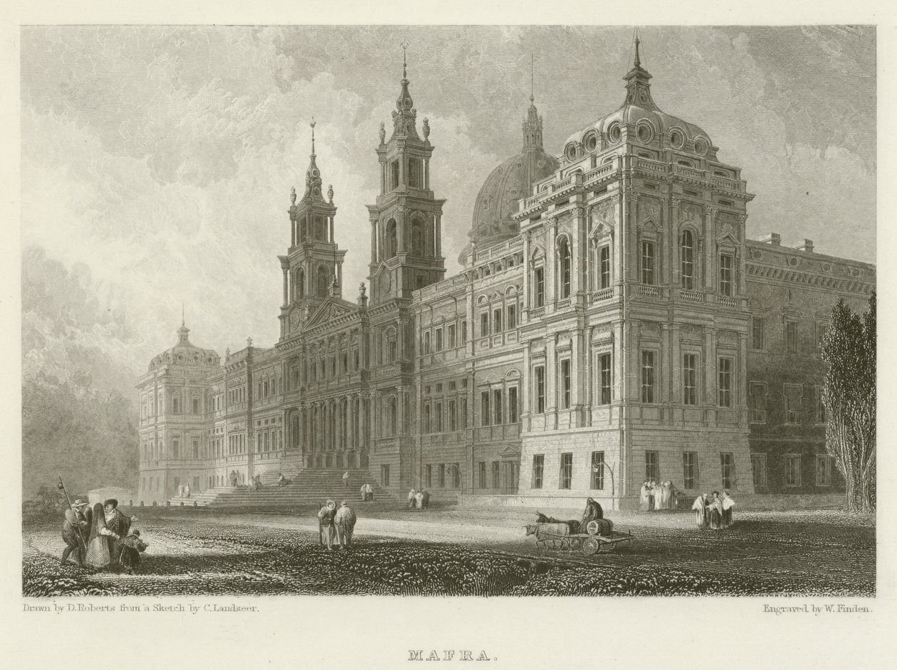 Mafra by after David Roberts