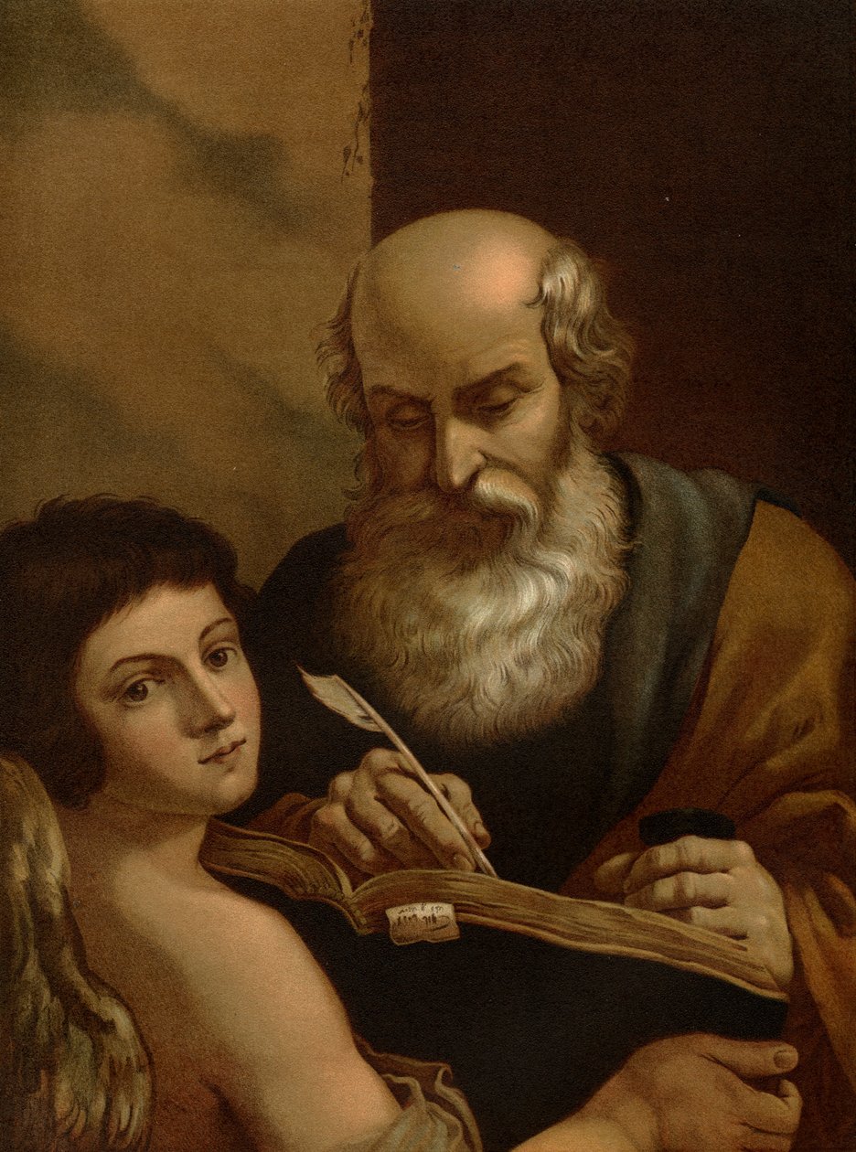 The Evangelist Matthew by after Guercino