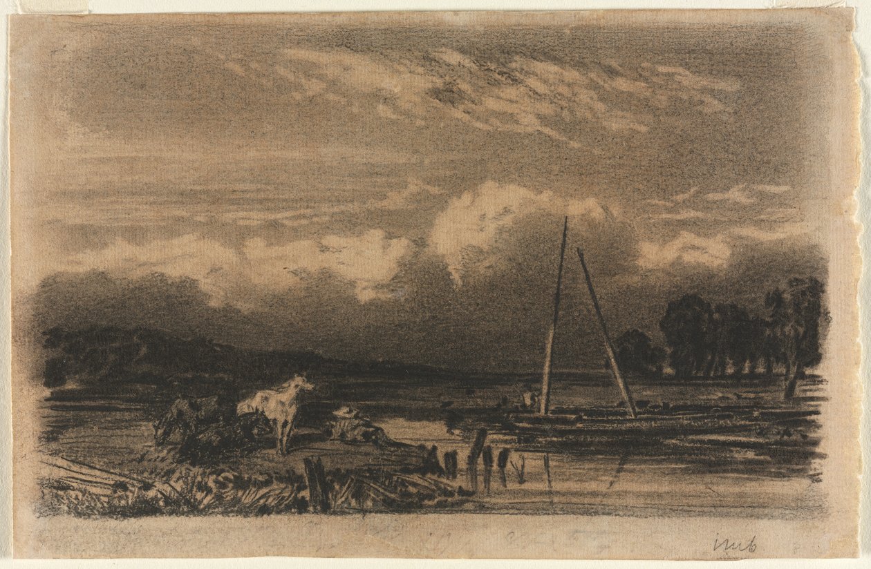 English View, after Jules Dupré by after Jules Dupré