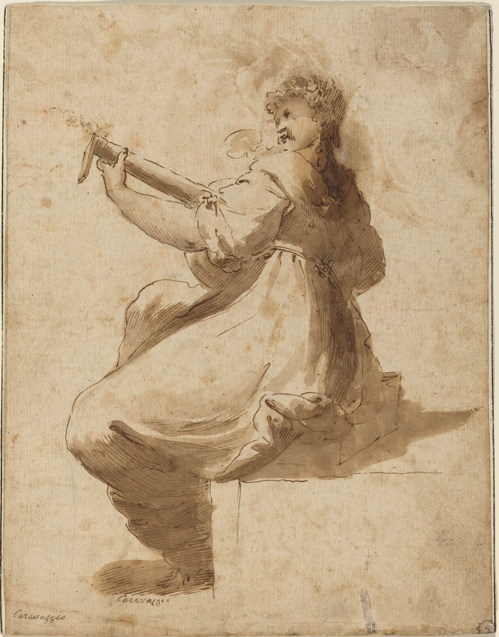 The Lute Player by after Orazio Gentileschi