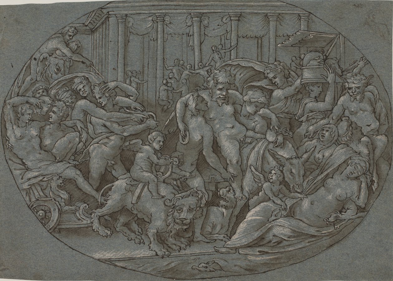 Triumph of Bacchus by after Perino del Vaga
