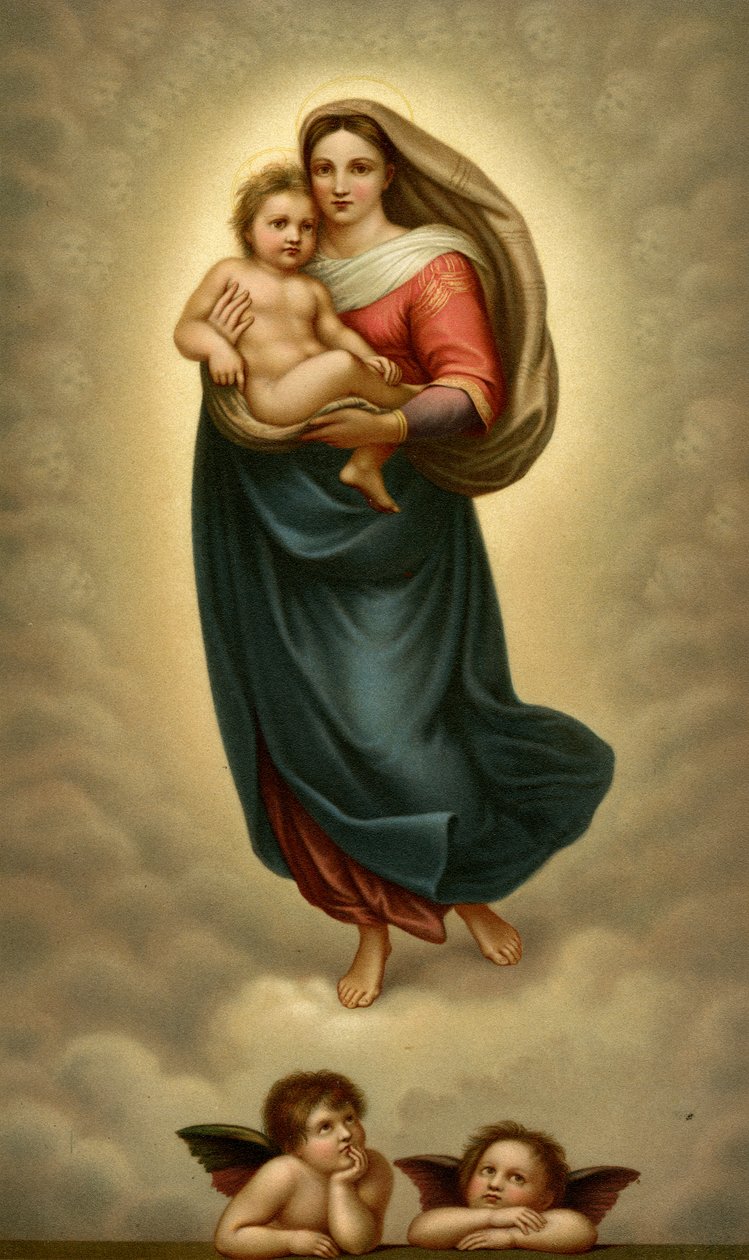Sistine Madonna by after Raphael