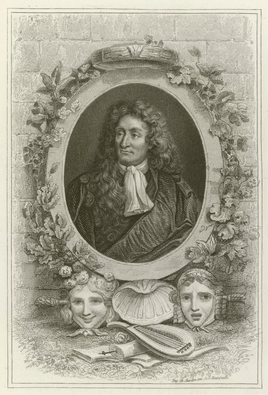 Jean de La Fontaine by after Tony Johannot