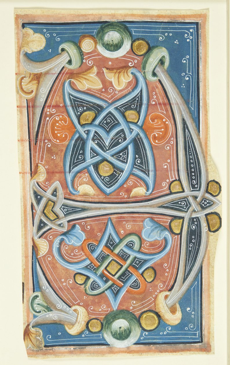Ornamented Initial E by after Ubekendt