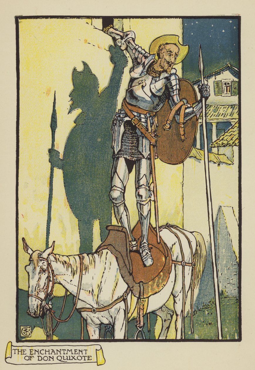 The Enchantment of Don Quixote by after Walter Crane