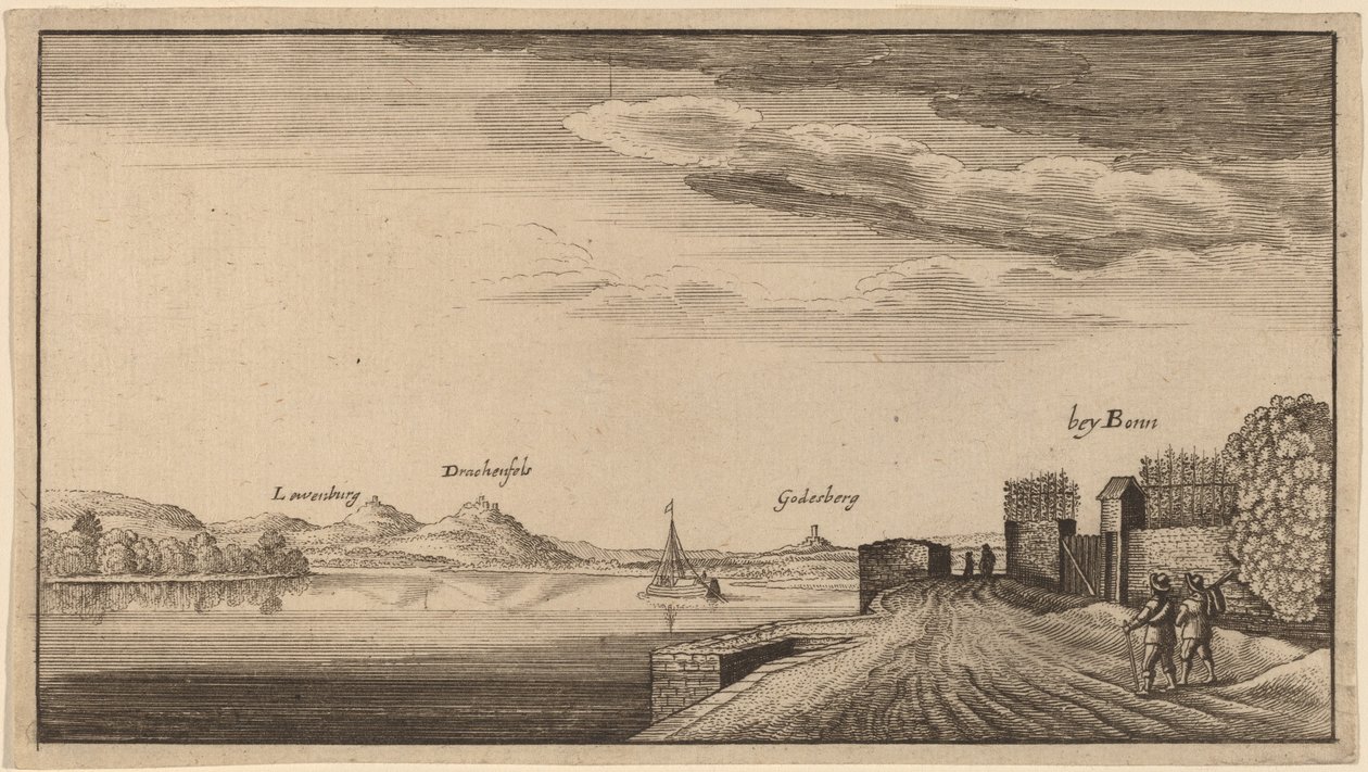 View of Lewenberg by after Wenceslaus Hollar