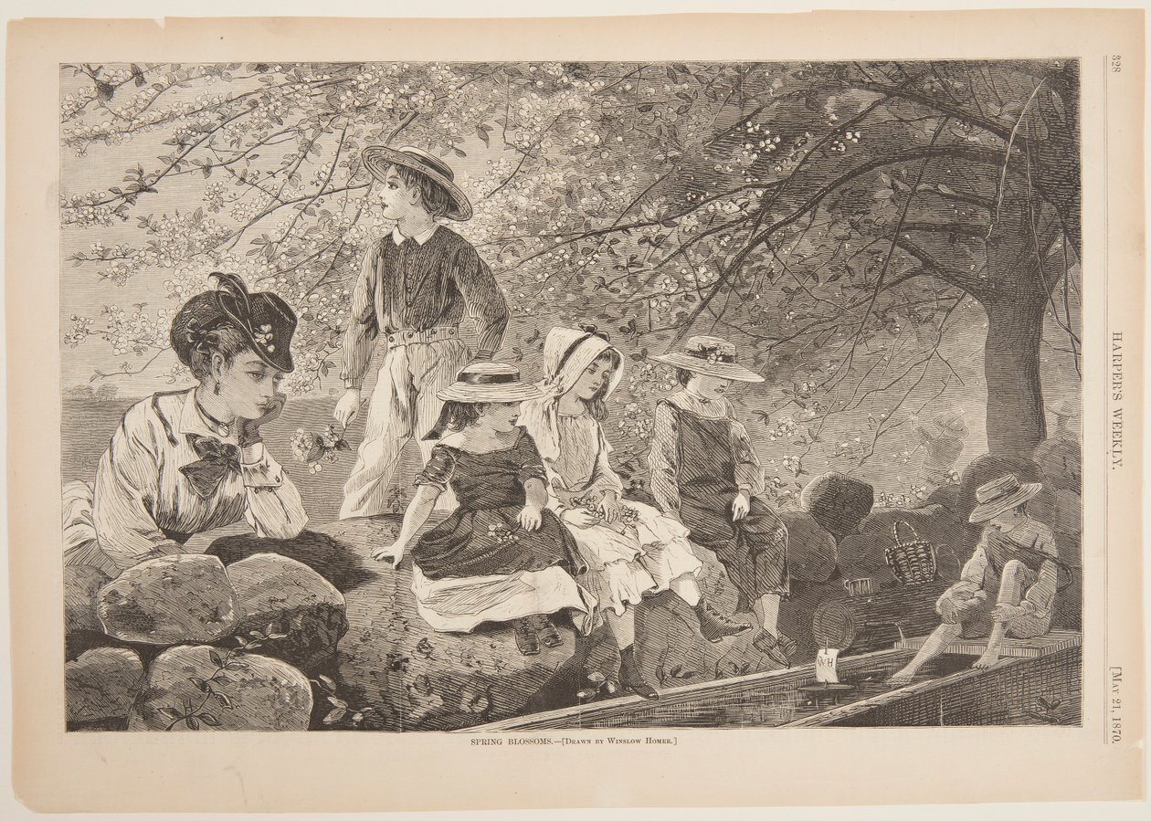 Spring Blossoms by after Winslow Homer