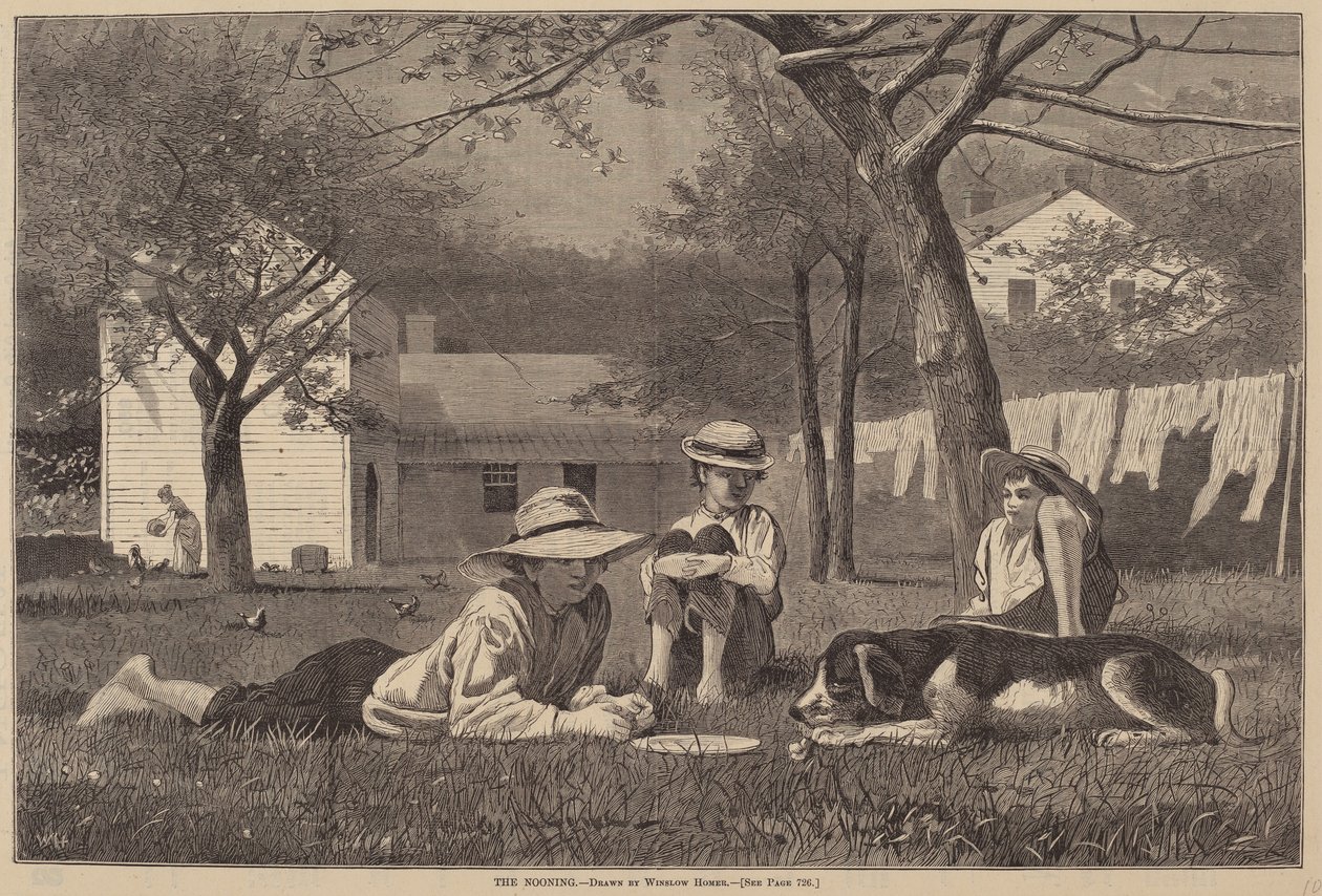 The Nooning by after Winslow Homer