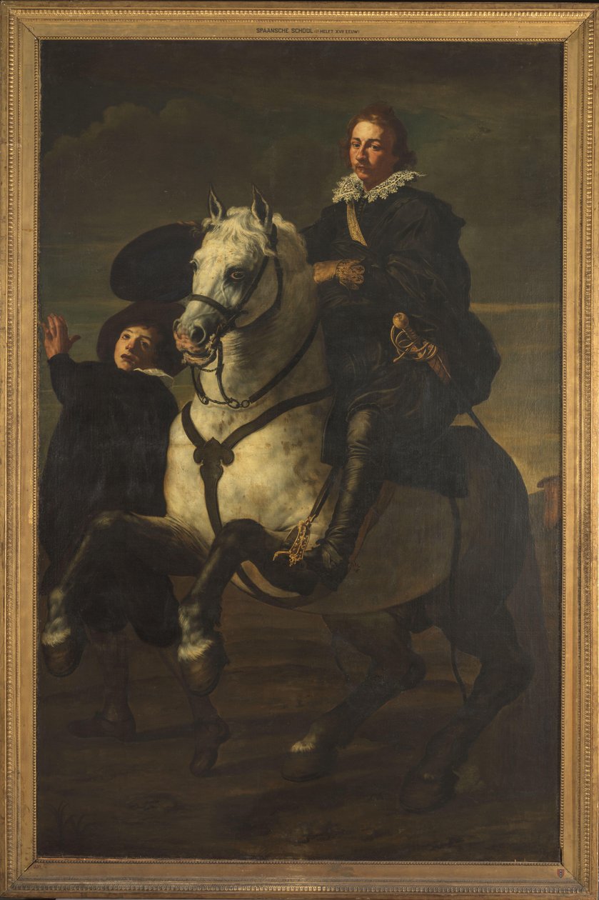 Portrait of a Man on Horseback by anonymous (possibly)