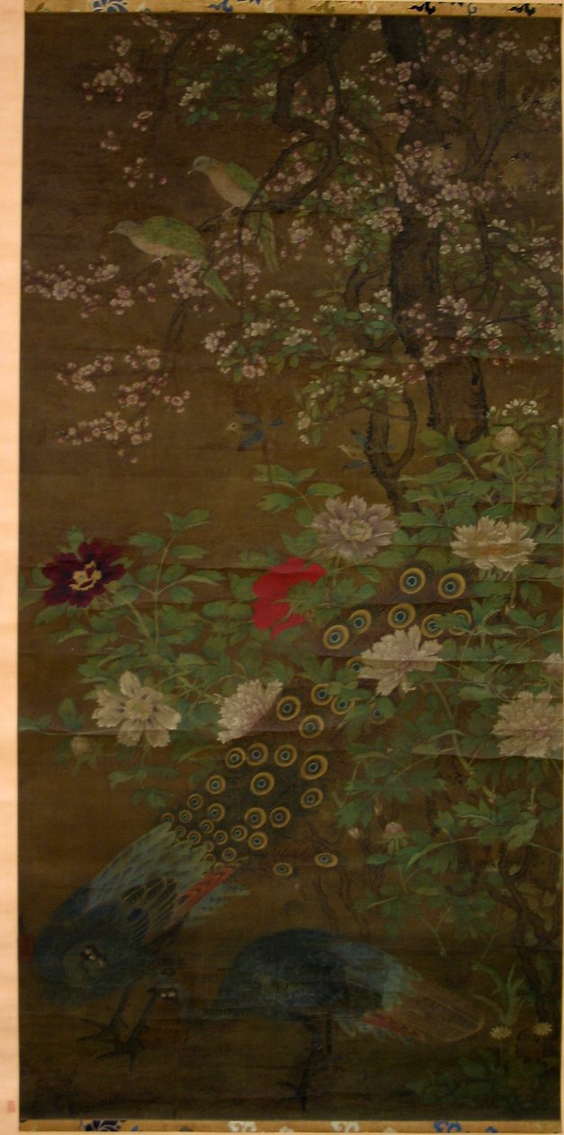 Birds and Flowers by anonymous 