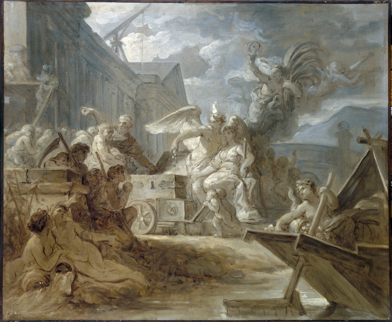 Allegory of the City of Paris by anonymous 
