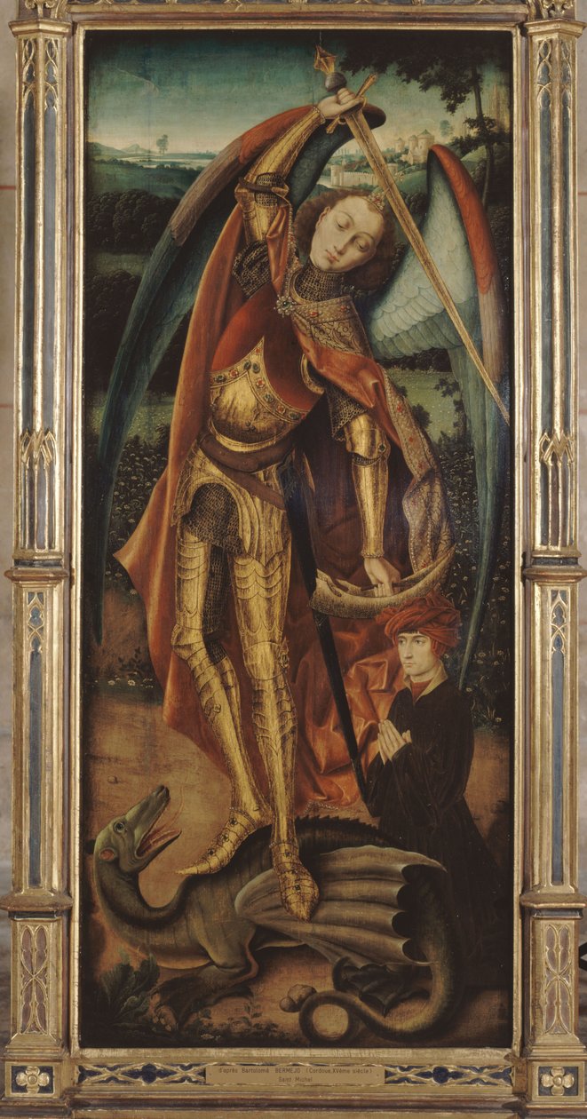 Saint Michael Slaying the Dragon by anonymous 