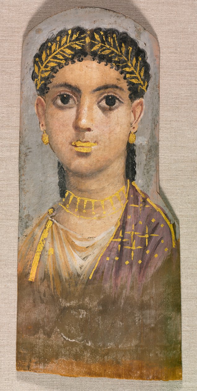 Funerary Portrait of a Young Girl by anonymous 