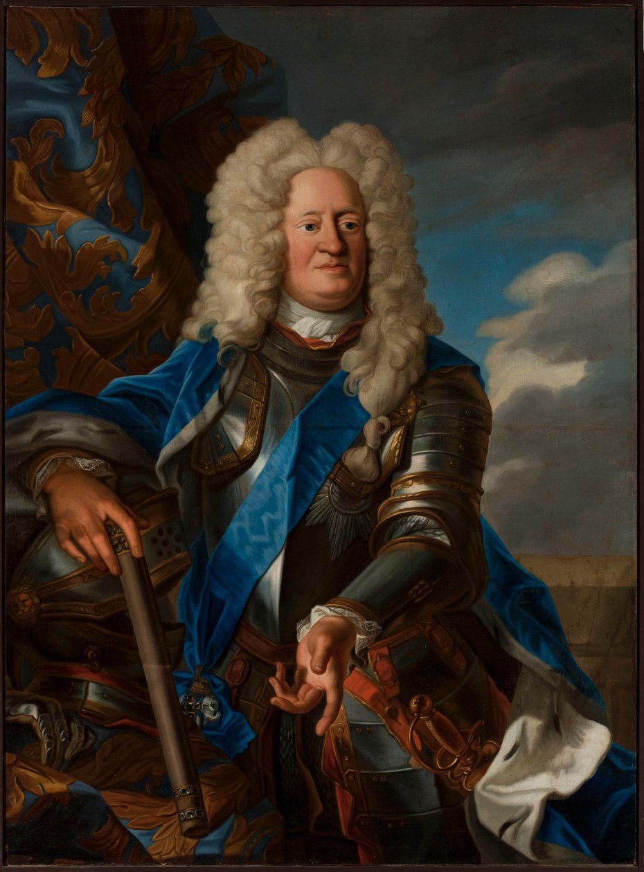 Portrait of Augustus William von Braunschweig by anonymous 