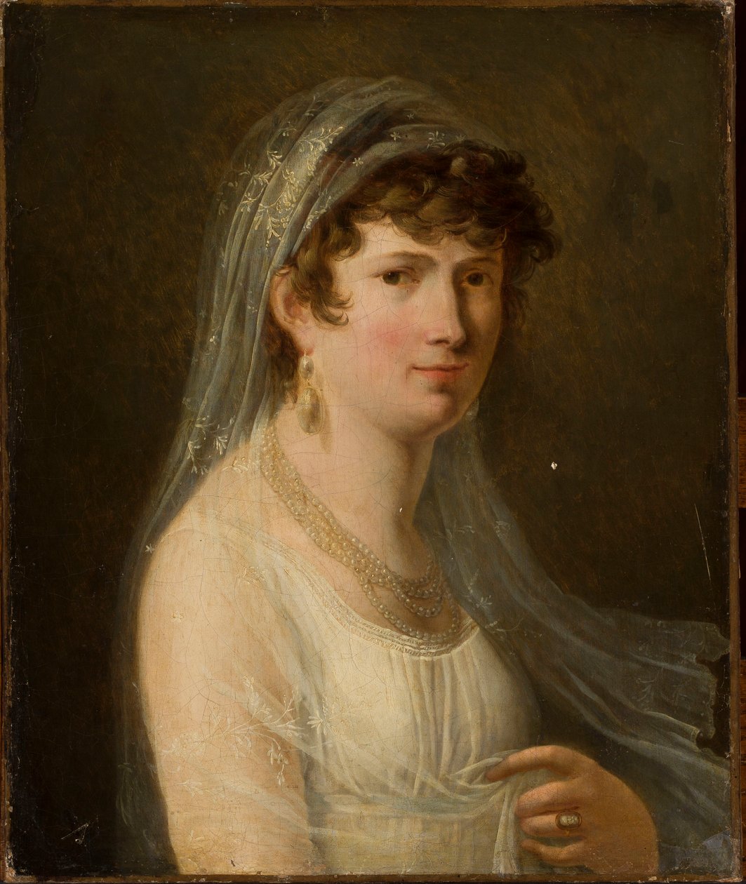 Portrait of a Woman with a Veil by anonymous 